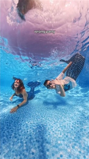 Mermaid Parties #canada #mermaid #swim #pool #underwater #apnea #cute