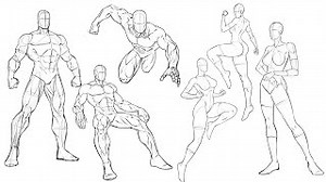 Superhero Pose Reference Photo