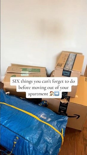 Apartment Move-Out Checklist | 6 Must-Dos Before You Go 📦