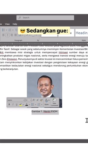 Cara Tambah KETERANGAN GAMBAR SKRIPSI di WORD 🤫