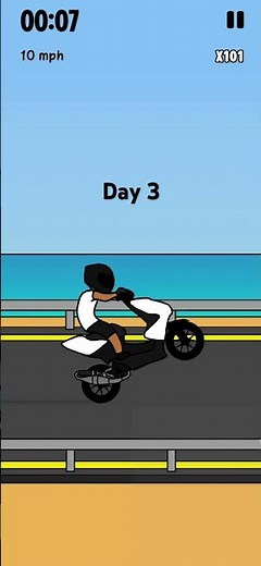 Day 3 of wheeling every bike in wheelie life #wheelie