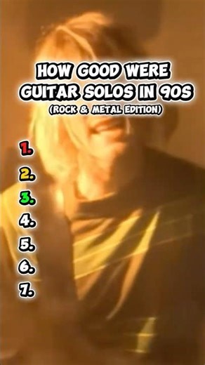90s Guitar Solos Were INSANE 🤯 #rock #metal #guitar #90smusic #shorts #guitarsolos #90srock
