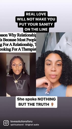 Real Love WILL NOT make you sacrifice your Sanity! 🌱This is why I ALWAYS PREACH that struggle love IS NOT IT! 🌱 Struggle love is not just about going through financial problems with your significant other. That’s fine because life happens but what I am referring to is losing yourself in a Relationship where there’s absolutely NO SAVING. 🌱 We are so wired to believe that being treated poorly means someone loves us. We create these irrational excuses for a person who could care less about our w