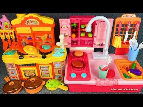 10 Minutes Satisfying with Unboxing Kitchen Sink Pool Play Set Review Toys | ASMR
