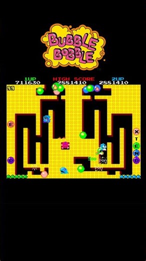 bubble bobble Level 99 – Classic Arcade Gameplay#shorts