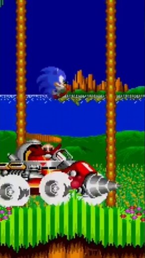 Will Sonic Defeat Dr. Robotnik at Emerald Hill Zone? ⚡ | Sonic The Hedgehog 2 Speedrun Boss Fight 🔥