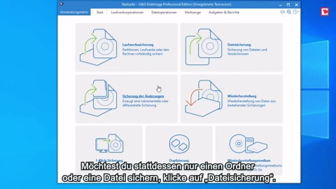 Backup-Tool: O&O DiskImage