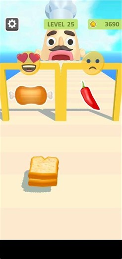 Sandwich Runner Level 25 Gameplay #shorts #mobile #games 🥪