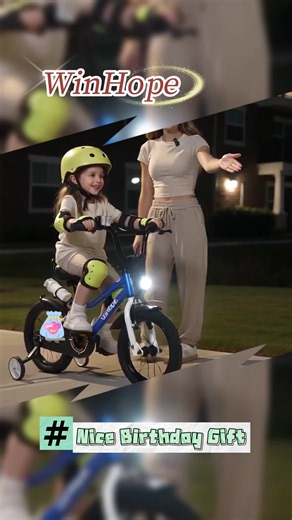 18-inch bike applies to children aged 5-9, stable load bearing fits elder kids riding habits#RideEssential #kidsbike #kids #bike #winhope