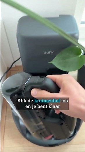 Een robotstofzuiger en kruimeldief in één?? 🏠