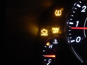 Check engine and trac off light keep coming on....