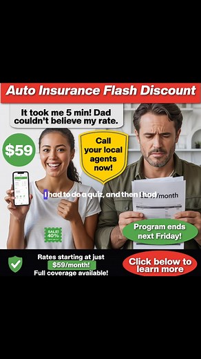 US Drivers, don’t miss this! This new auto insurance program could help you save hundreds per year. It’s designed to make car insurance more affordable for families and individuals who need it the most. Contact one of our agents to determine if you qualify before enrollment closes at the end of this month. Tap the “Learn More” button. | Alison Panay | Facebook