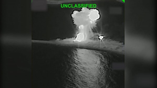 US military blows up Iranian ship in Gulf of Oman