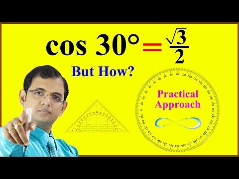 cos30° = √3/2 (Why & How?) || Trigonometry || How to find the value of cos30°