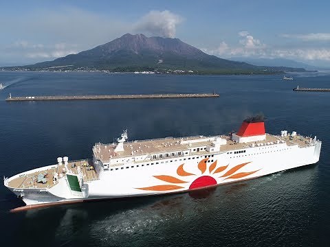 【さんふらわあの唄つき】新造船さんふらわあ きりしまを空撮しました！