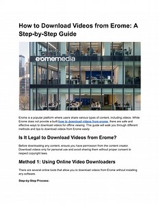How to Download Videos from Erome_ A Step-by-Step Guide - SlideServe