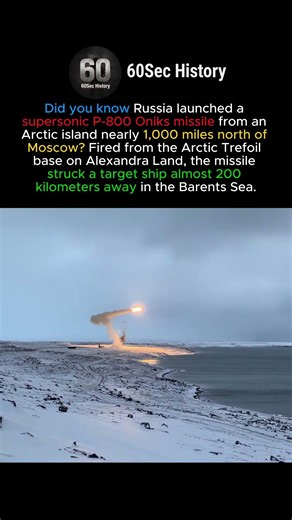 Russia Fired a Supersonic Missile From One of the Most Remote Bases on Earth #shorts