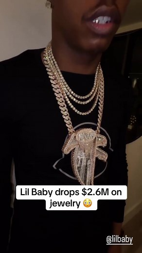 Lil Baby Spends $2.6M on Stunning Jewelry