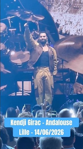 Kendji Girac - Andalouse : Concert « Nos 10 ans » Lille 14/06/2026 #fypシ #live #music