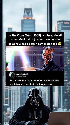 Maul Got New Legs AND Dental? #starwars