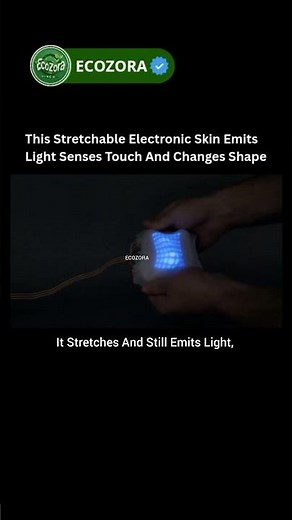 Octopus-Like Robot Skin That Glows And Feels Touch 🤯 #robotics #tech #shorts