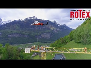 ROTEX Helicopter - Kran-Montage