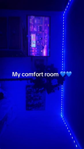 Relaxing blue LED lights completely transform my bedroom into a calm, aesthetic space 💙 This room tour highlights my blue LED strip lights setup, ambient lighting, and modern bedroom décor—perfect for cozy vibes, gaming, or night aesthetics. #BlueBedroomLEDLights #BlueLEDLightsRoom #BlueAestheticBedroom #BlueLEDSetup #BedroomLEDDecor