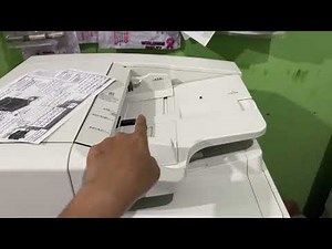 How to Copy 2-Sides on the Canon imageRUNNER 6575 from above easily and skillfully