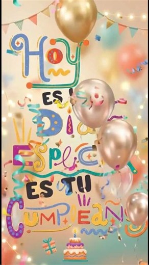 🎉 Hoy Es Un Día Especial, Es Tu Cumpleaños | Hermoso Saludo de Cumpleaños 🎂✨