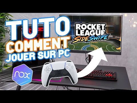 COMMENT JOUER SUR PC + MANETTE À ROCKET LEAGUE SIDESWIPE - NOXPlayer & BLUESTACKS [TUTO FR]