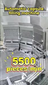 Ultra-high-yield capsule filling machine~ #machine #automatic #capsule
