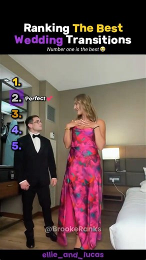 Ranking The Best Wedding Transitions