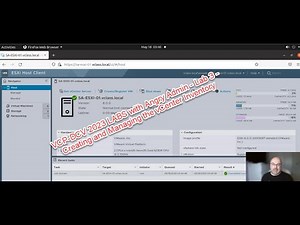 Data Center Virtualization 2023 (VCP-DCV 2023) Lab3 - Creating and Managing the vCenter Inventory