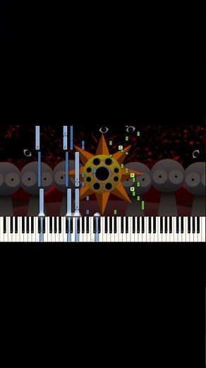 Sprunki Pyramixed Horror Mr. Sun (Piano Tutorial)