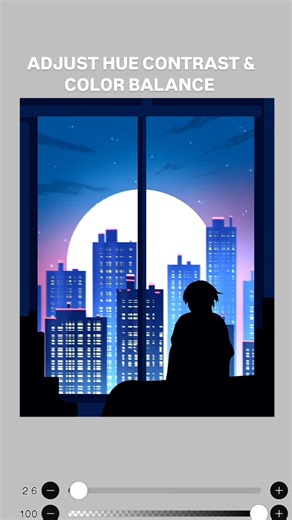 Digital art tutorial for beginners #shorts #digitalart #ibispaintx