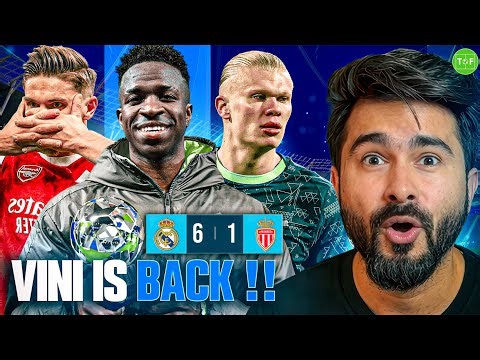 Vinicius UNLEASHED! Madrid 6-1 Monaco | Arsenal 3-1 Inter | Man City Got Problems #MDB