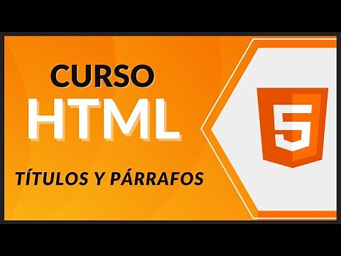 CURSO de HTML5 desde CERO 2021 - #9 - Títulos y párrafos
