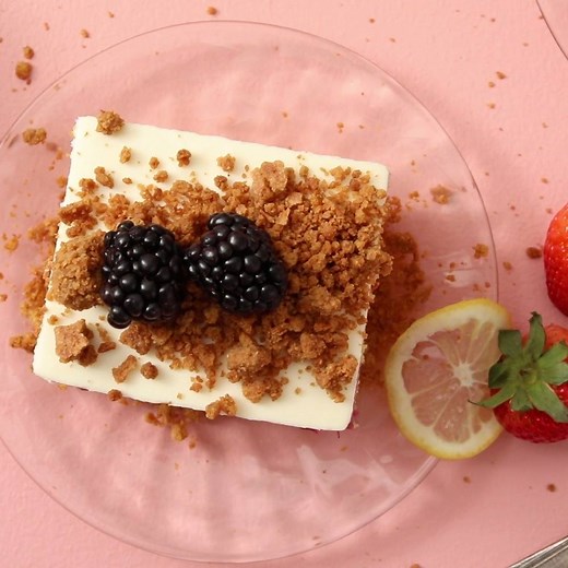 50K views · 438 reactions | Triple Berry Cheesecake Poke Cake:...