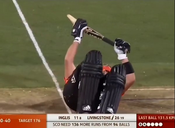 Gets hit in the nuts 3 times in a row