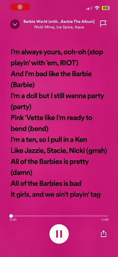 Barbie World Party Anthem | 8D Music with Nicki Minaj Lyrics