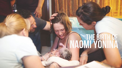 The birth of Naomi Yonina | Crowned Birth Photography