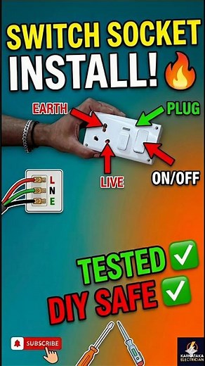 How to Wire a Switch and Socket Board | Complete Electrical Tutorial | Professional Wiring ⚡