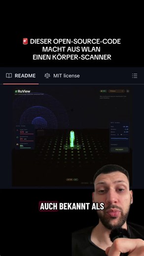 Open-Source-Code verwandelt WLAN-Signale in einen Sensor, der Position, Bewegung und sogar Vitalwerte durch Wände erkennt, ganz ohne Kamera. Faszinierend und ein Datenschutz-Albtraum zugleich. GitHub: ruvnet/RuView #wlan #datenschutz #opensource #ki #überwachung