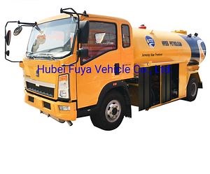 ASME 2.5tons 5 Tons LPG Gas Refueling Truck for Cylinder or Tank Filling
