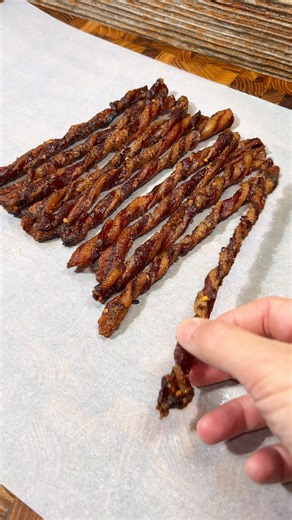 Billionaire Bacon Twists #easyrecipe #candiedbacon #baconrecipe | Cookingintheyard