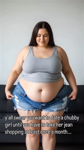 PlushPix on DeviantArt on Instagram: "The amount of guys I’ve dated who were shocked at how often I outgrow my clothes… Baby, you wanted curves — you better budget for denim 🛍️😏 These hips don’t lie… but they do bust seams 💥 For the full video, subscribe to PlushPix’s ✨Obsession Tier✨ on DeviantArt — link in bio 💖 #ThickAndSpoiled #ChubbyGFThings"