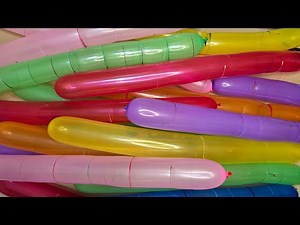 Satisfying ASMR Modelling Balloons | Unwrapping to Popping Bliss