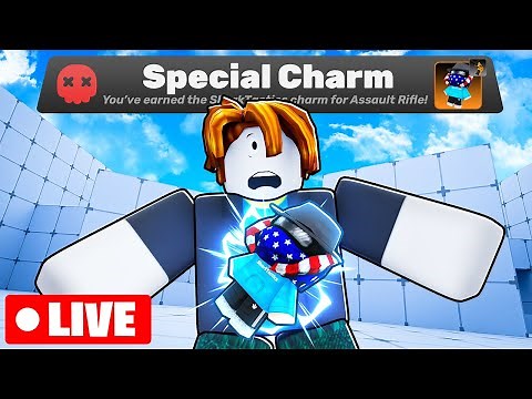 🔴1v1 ME for CHARM - Roblox Rivals LIVE🔴 (Portrait)