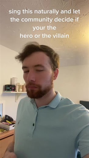 welp i wana say heroic … evil i dont know #heroorvillain #singing #natural #waitforit #heroteam #villainteam #fyp