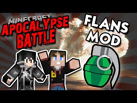 FLANS MOD BATTLE | Minecraft APOCALYPSE BATTLE #1 | baastiZockt
